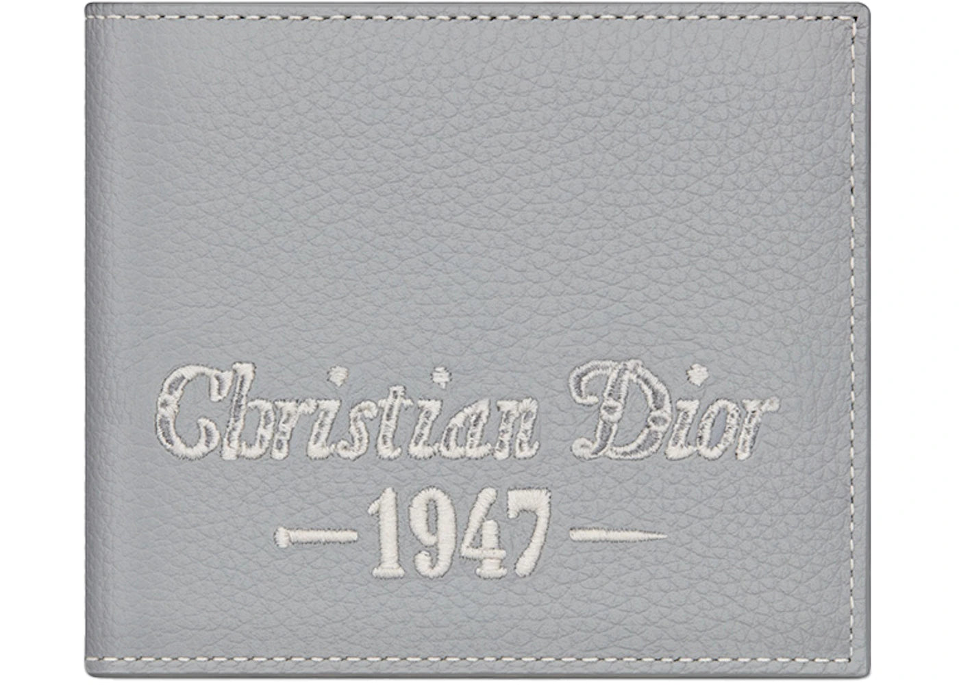 Dior By Birkenstock Christian Dior 1947 Signature (4 Card Slot/Coin Pocket) Wallet Dior Gray