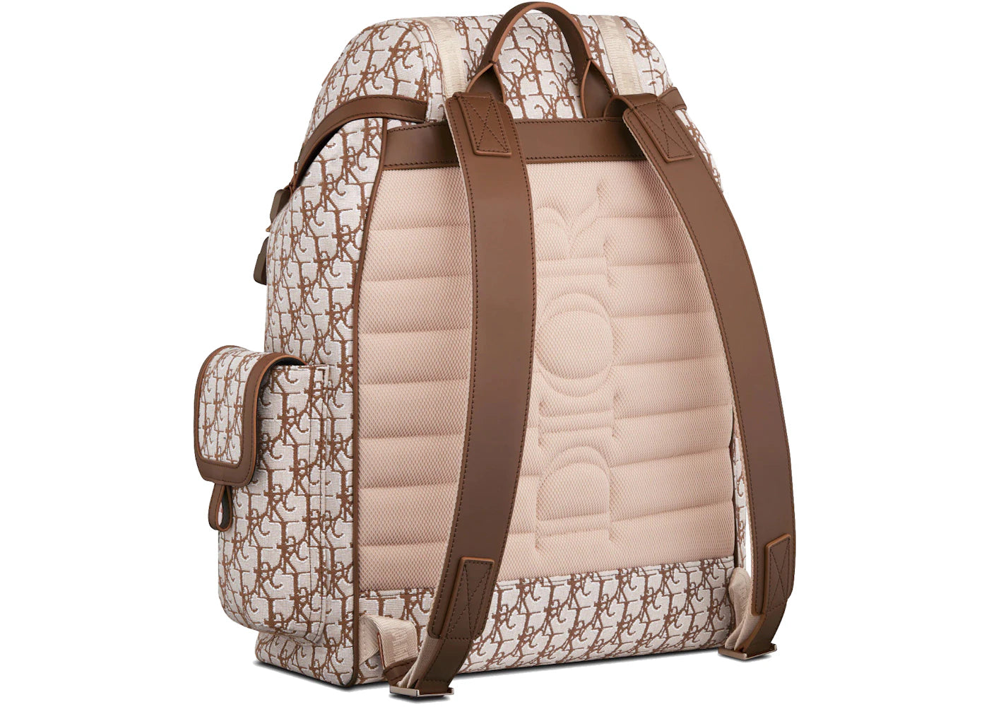 dior x cactus jack hit the road backpack coffee brown 