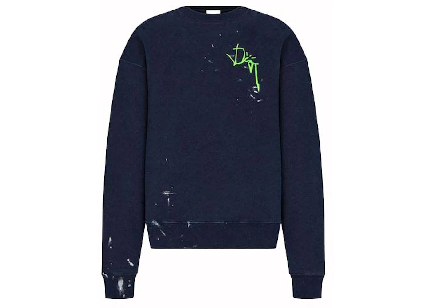 dior x cactus jack oversized sweatshirt navy