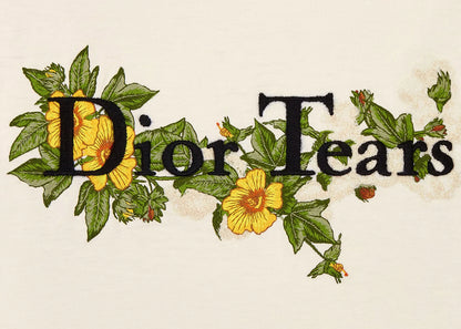 dior x denim tears relaxed-fit logo t-shirt white