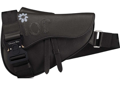 Dior X Erl Saddle Bag Black