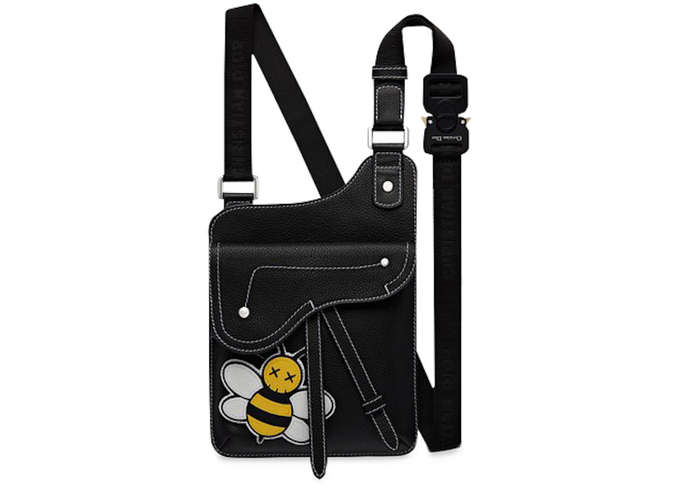 Dior X Kaws Messenger Bag Black