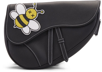 Dior X Kaws Saddle Bag Black