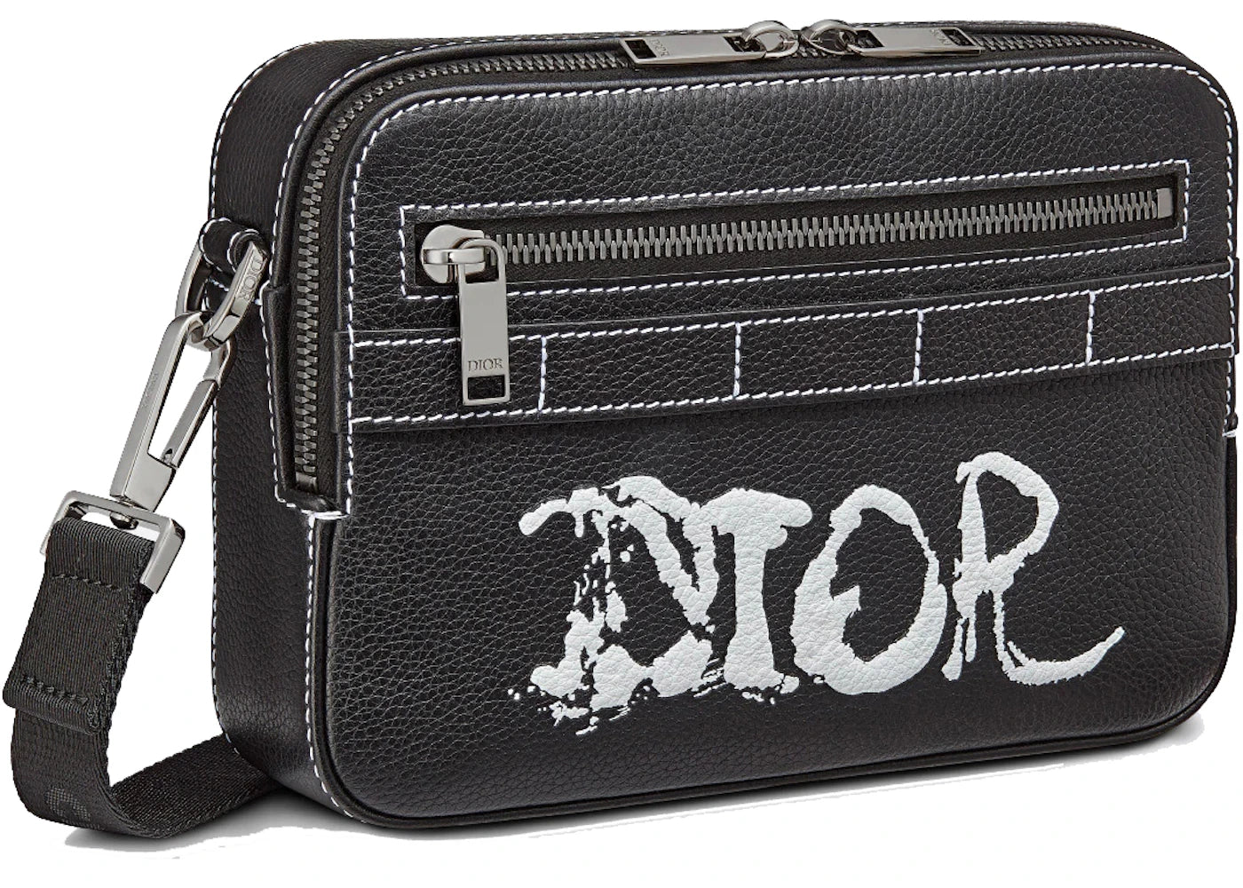 Dior X Peter Doig Safari Messenger Bag Black
