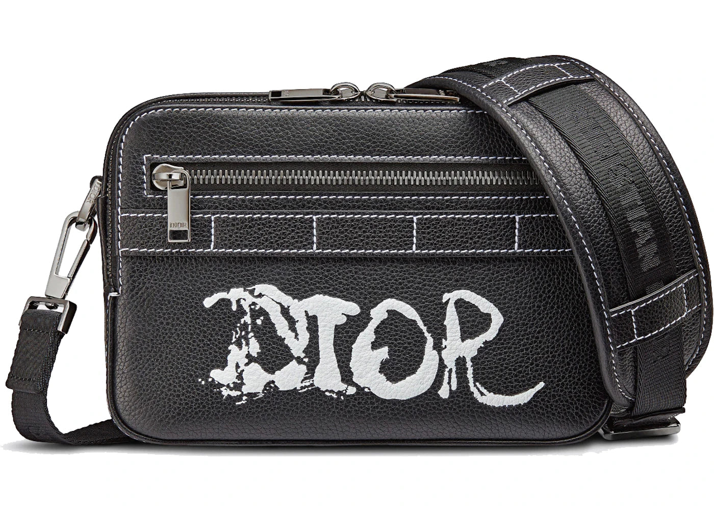 Dior X Peter Doig Safari Messenger Bag Black