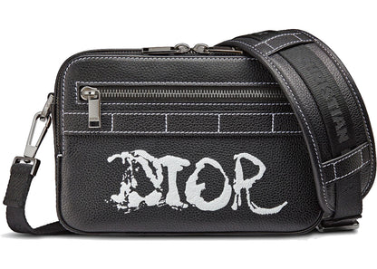Dior X Peter Doig Safari Messenger Bag Black