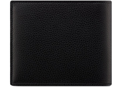 dior and shawn wallet (8 card slot) bee black 