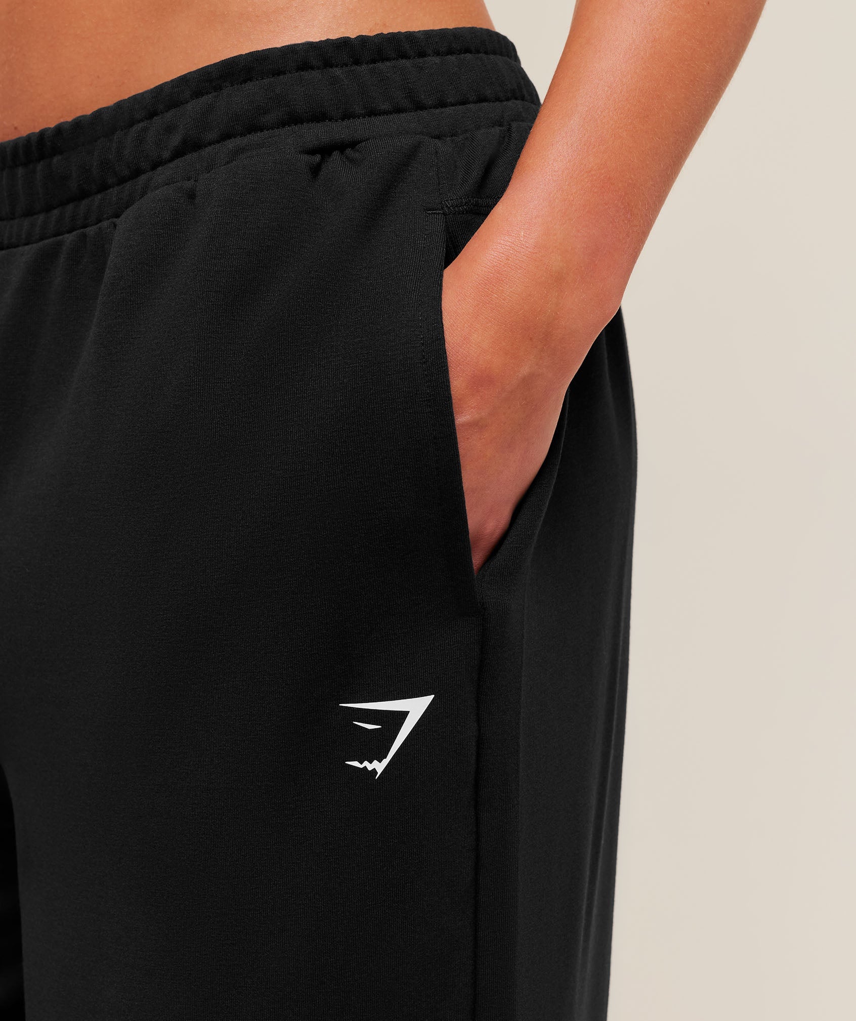 Women's Gymshark Lifting Dipped Waistband Pants Black