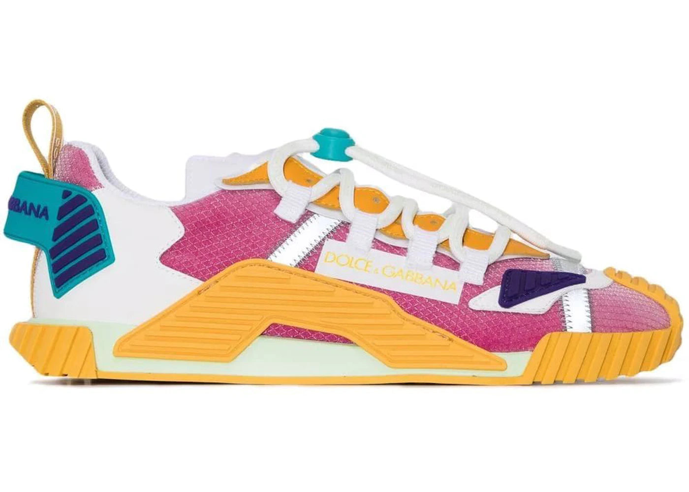 Dolce & Gabbana Ns1 Low Top Hot Pink Orange (Women'S)