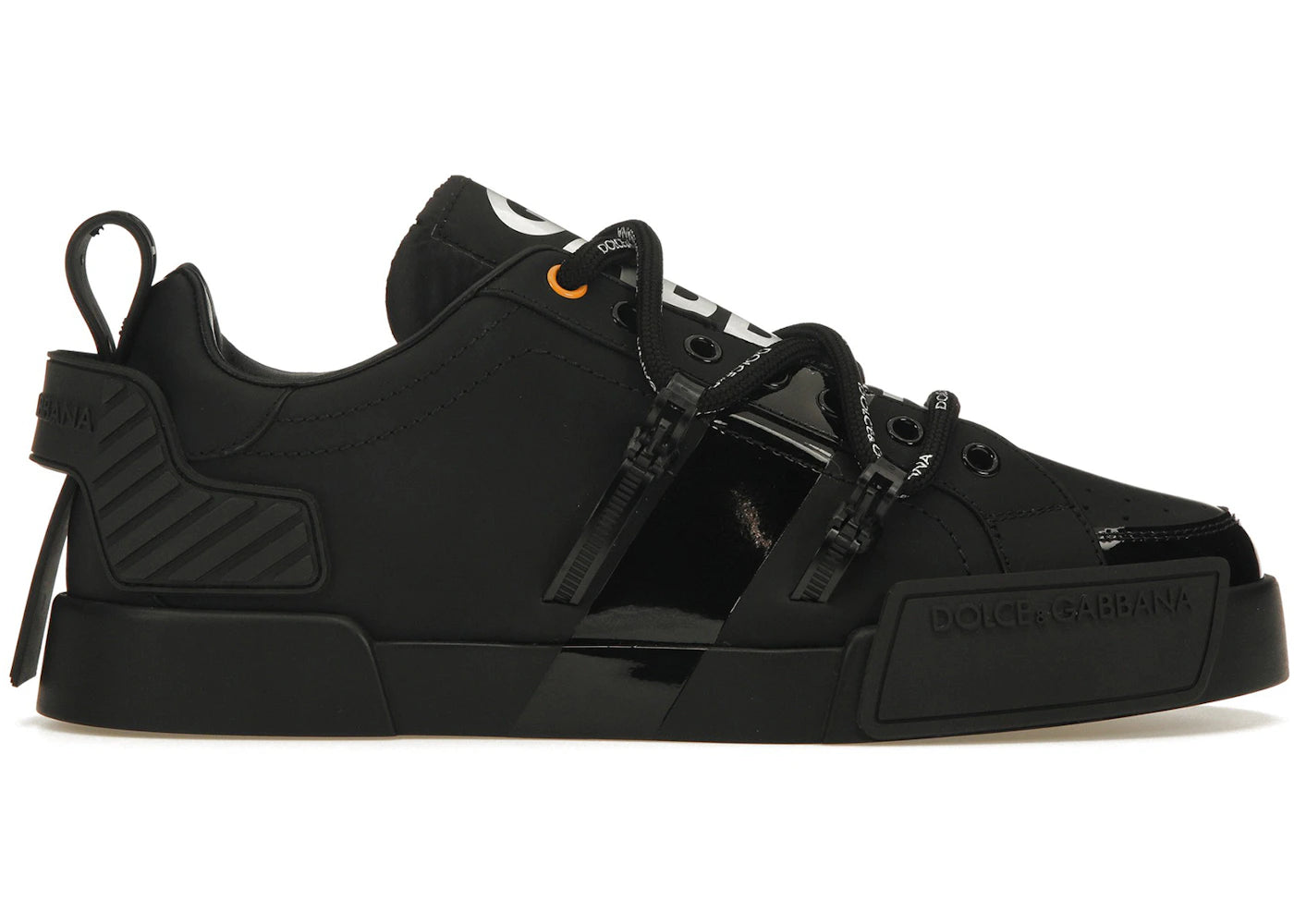 Dolce & Gabbana Portofino Strapped Black White