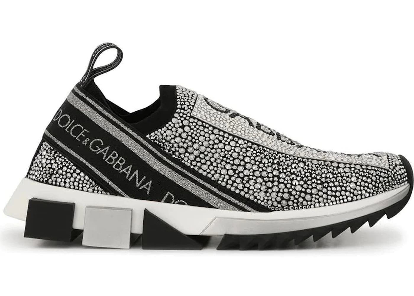 Dolce & Gabbana Sorrento Slip On Grey Crystal (Women'S)