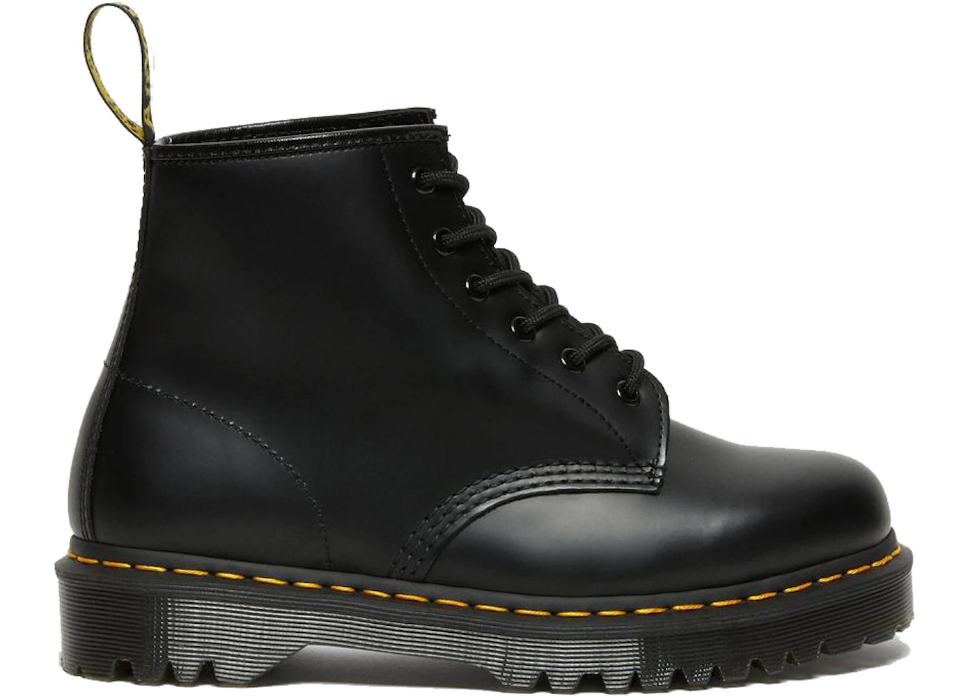 dr. martens 101 bex smooth leather ankle boots black