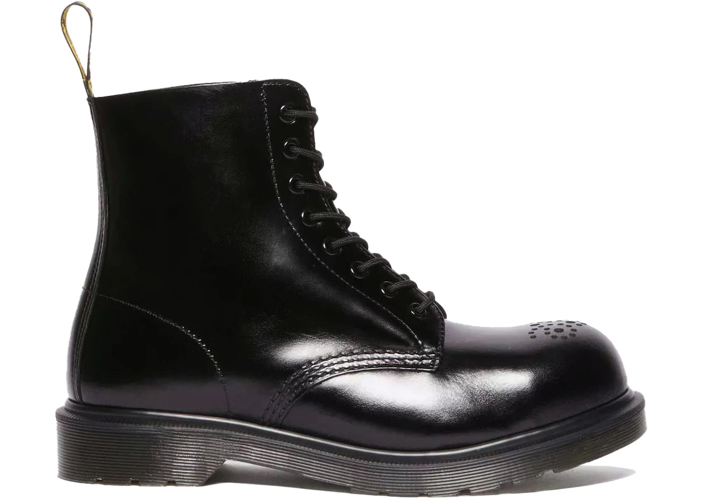 Dr. Martens 1460 Analine Leather Steel Toe Boots Black