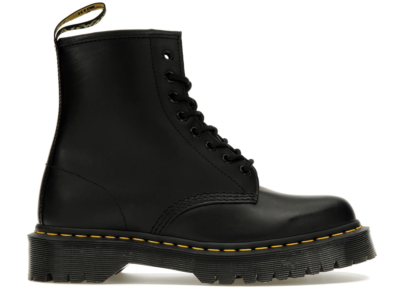 Dr. Martens 1460 Bex Smooth Leather Boot Black Vintage Smooth