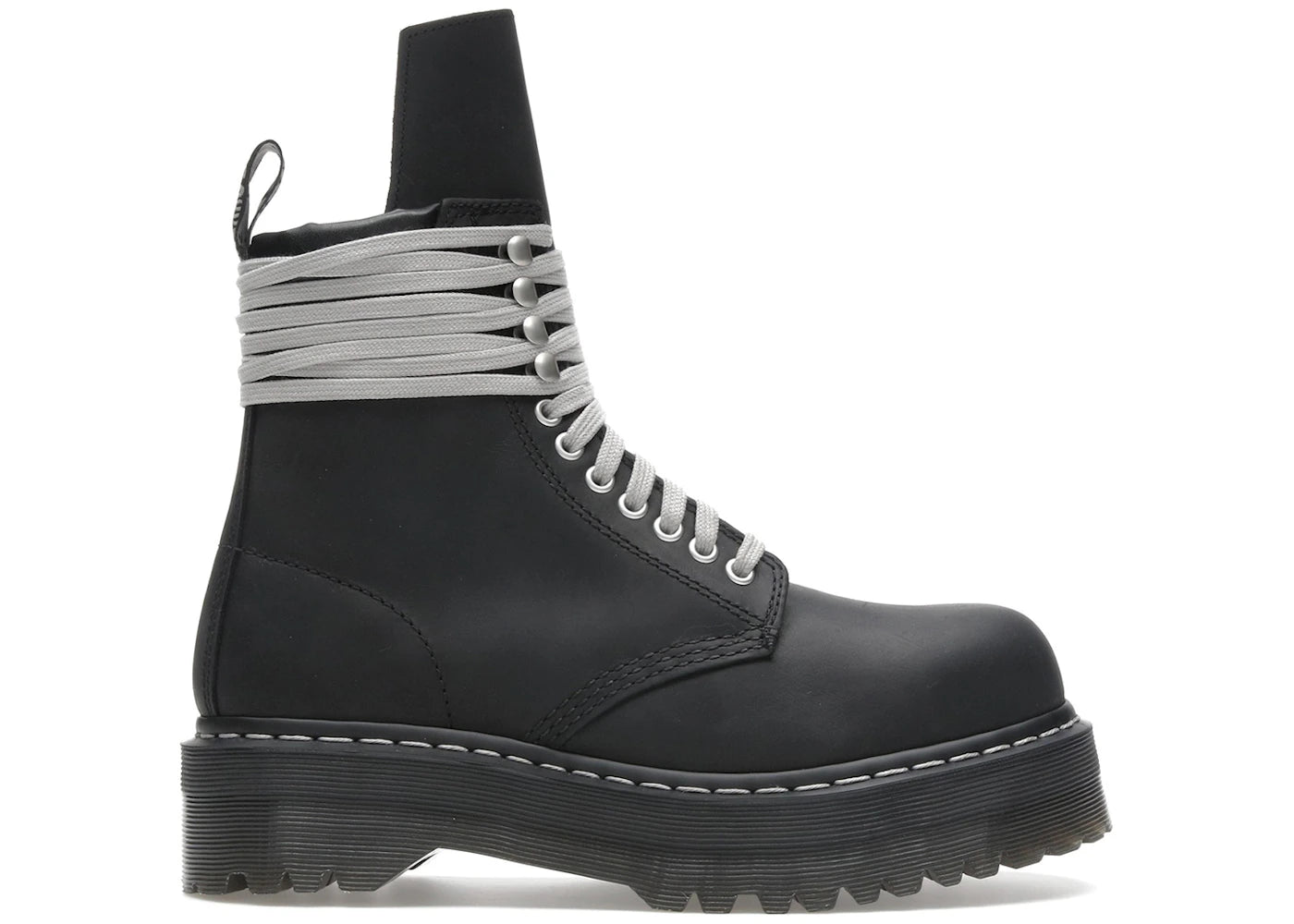 Dr. Martens 1460 Drkshdw Quad Sole Steel Toe Boot Rick Owens Black