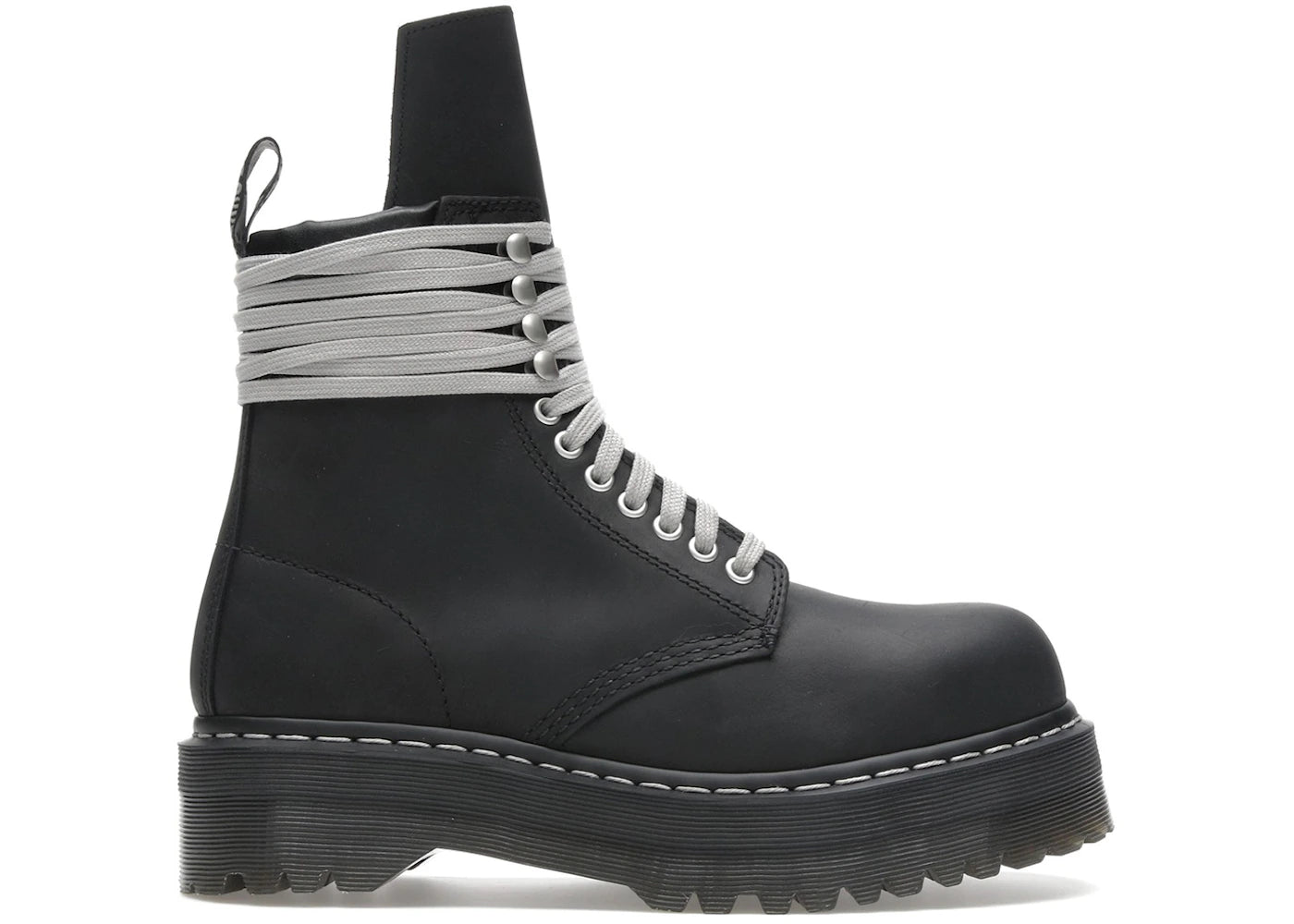 Dr. Martens 1460 Drkshdw Quad Sole Steel Toe Boot Rick Owens Black (Women'S)