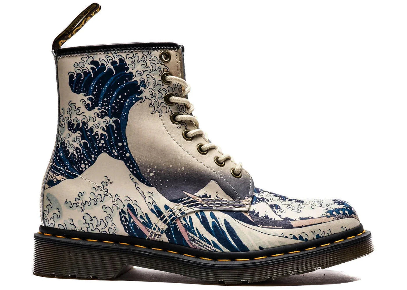 dr. martens 1460 lace up boot the met katsushika hokusai the great wave