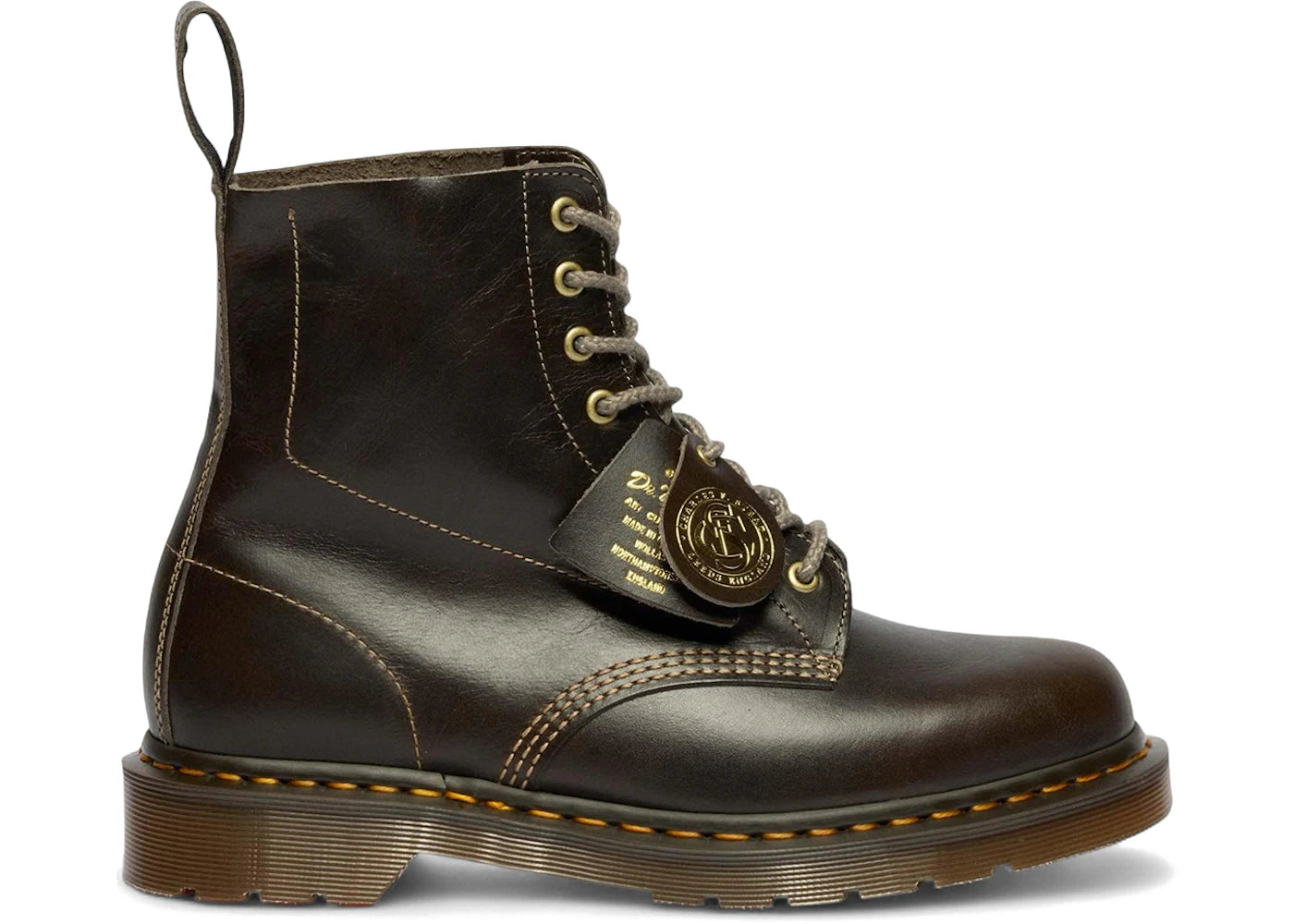 Dr. Martens 1460 Made In England Sepia Grey Classic Calf