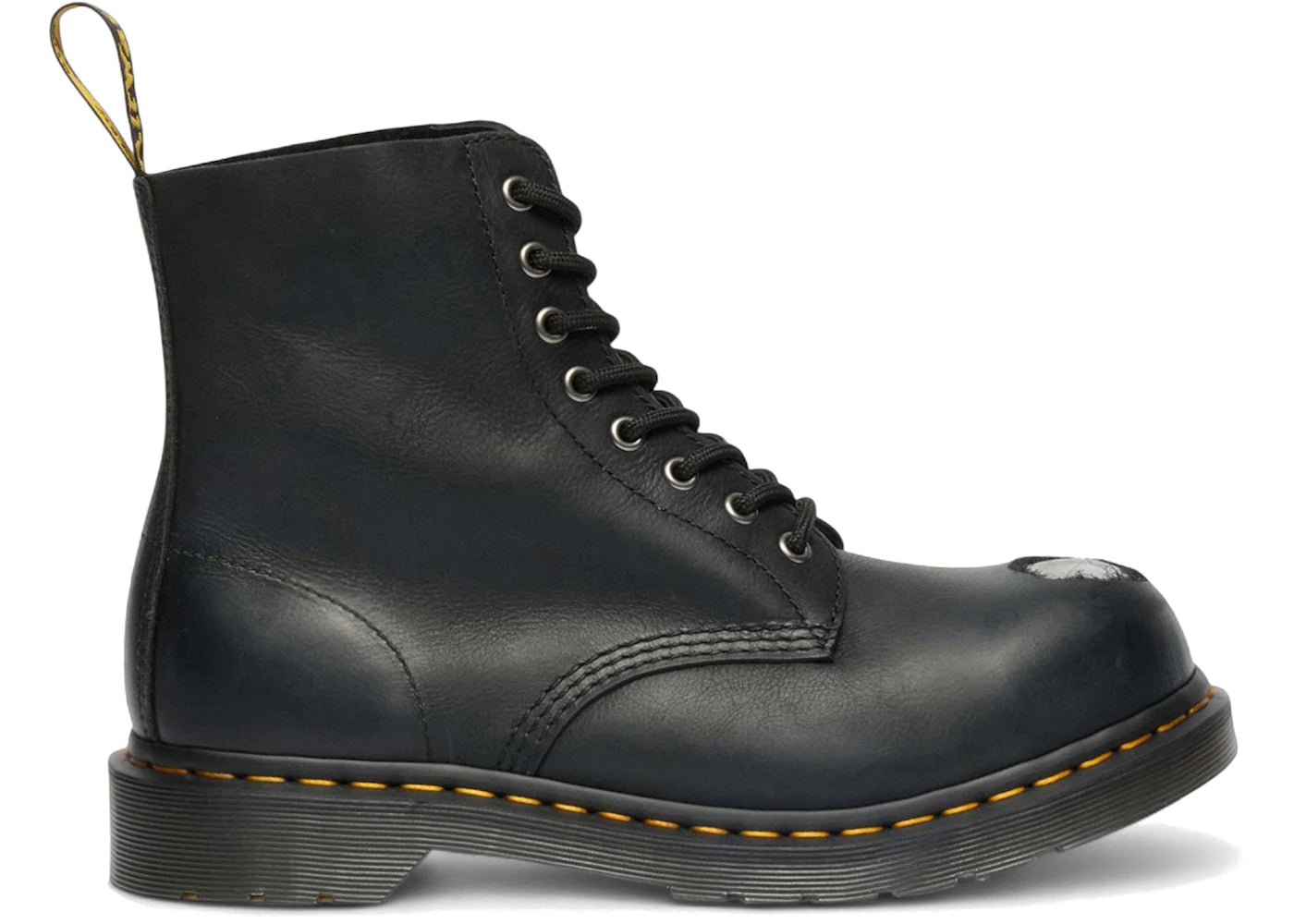 Dr. Martens 1460 Metal Toe Leather Boots Black Wyoming