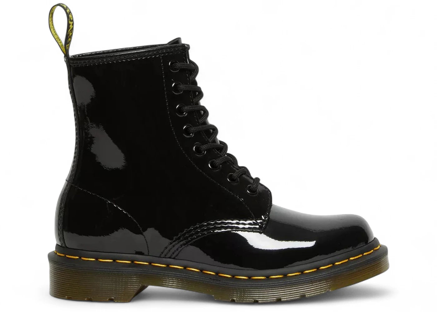 Dr. Martens 1460 Patent Leather Lace Up Boot Black (Women'S)