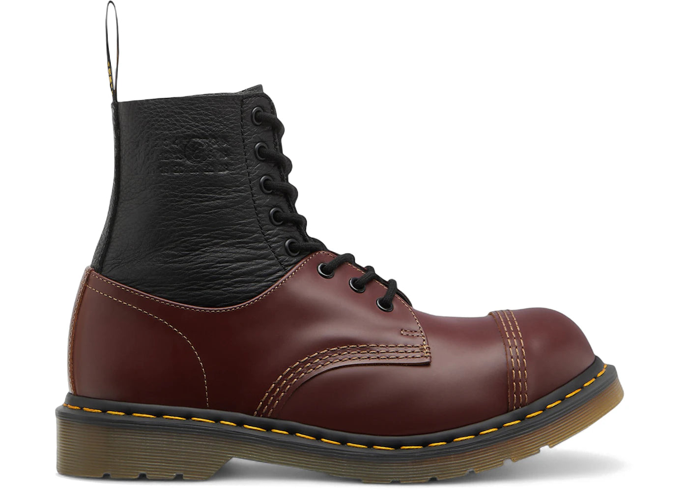 dr. martens 1460 twist mm6 maison margiela oxblood black