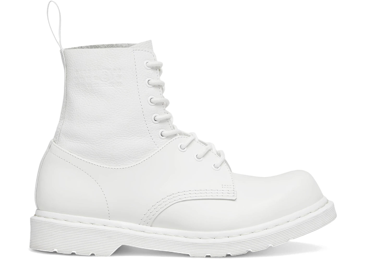 dr. martens 1460 twist mm6 maison margiela white (women's)
