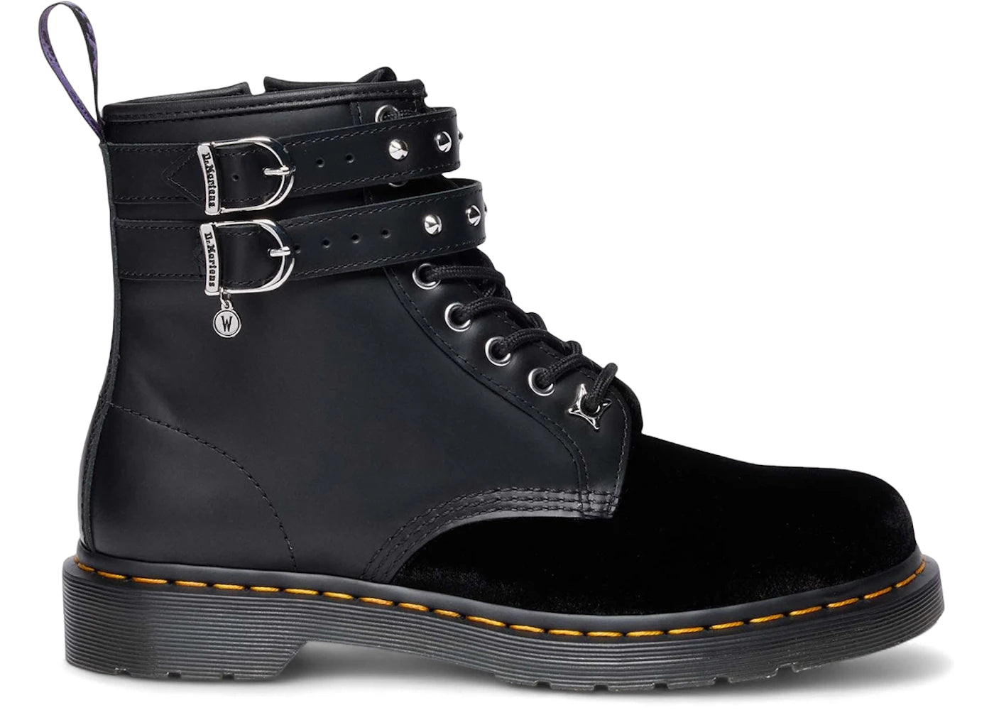 Dr. Martens 1460 Velvet Boots Wednesday