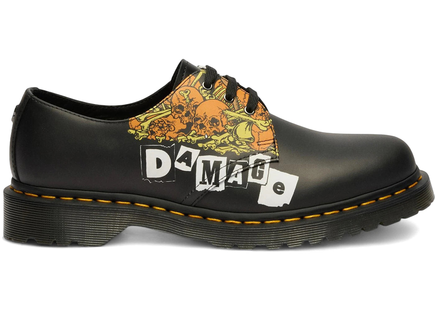 Dr. Martens 1461 3-Eye Smooth Leather Metallica Damage Inc. Tour
