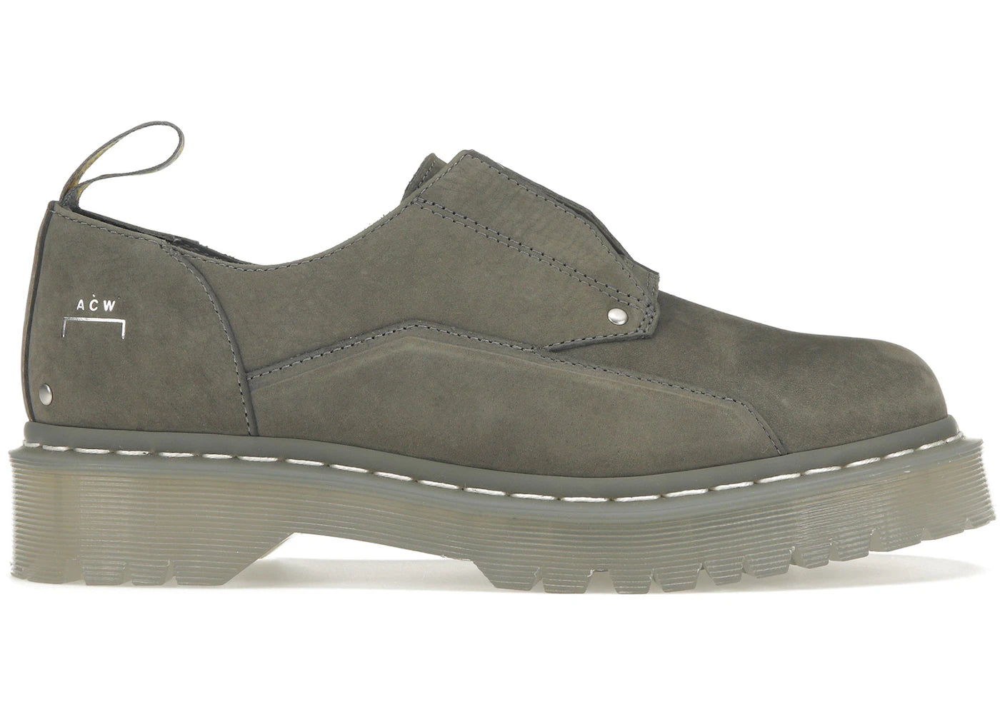 dr. martens 1461 bex a-cold-wall grey milled nubuck