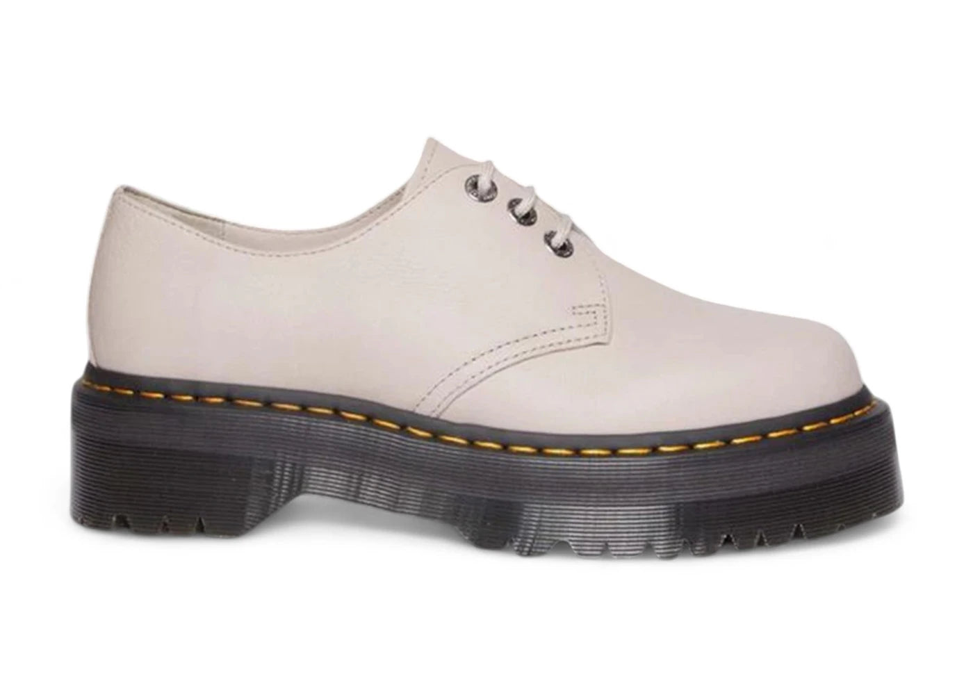 dr. martens 1461 ii pisa leather platform vintage taupe