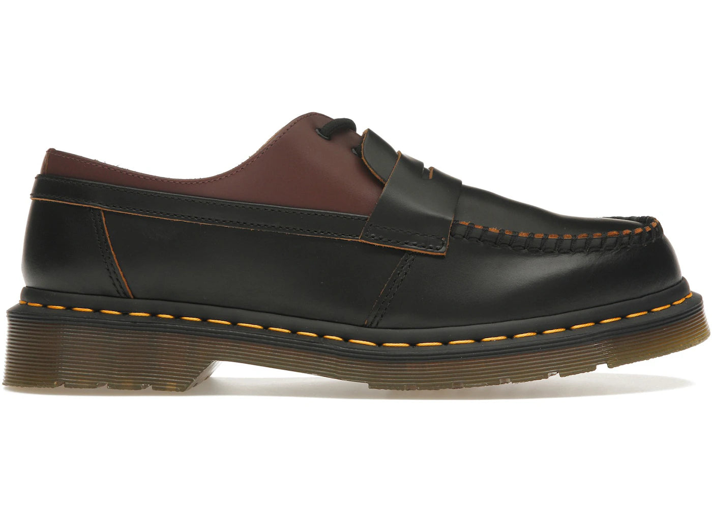 dr. martens 1461 mm6 maison margiela black oxblood