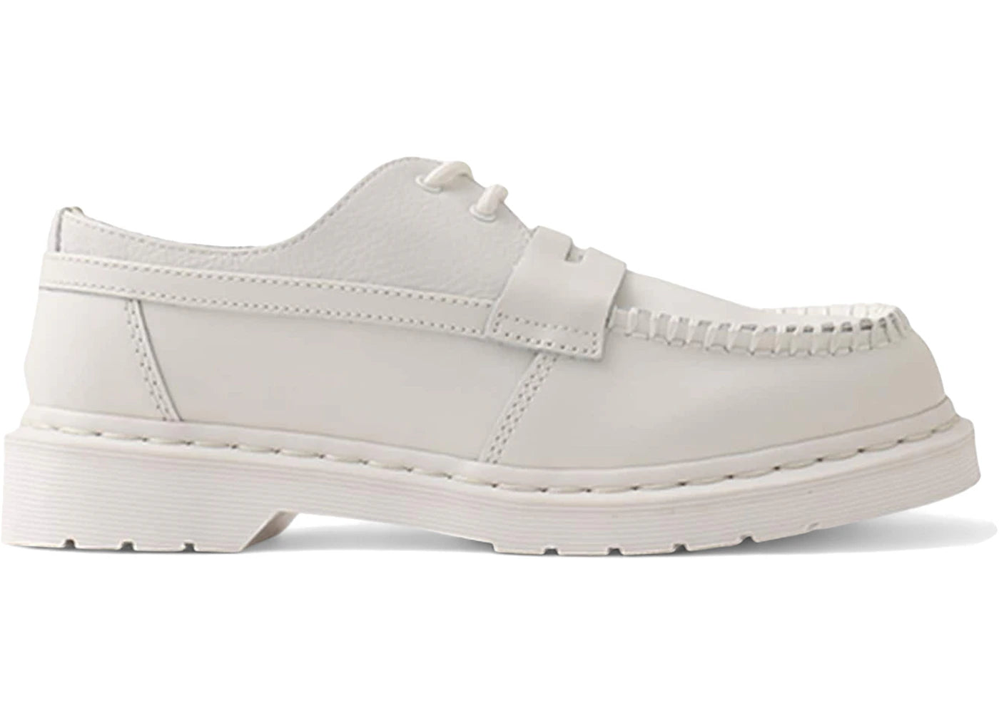 dr. martens 1461 mm6 maison margiela white (women's)