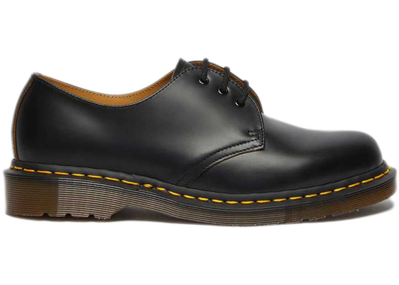 dr. martens 1461 vintage made in england oxford black quilon