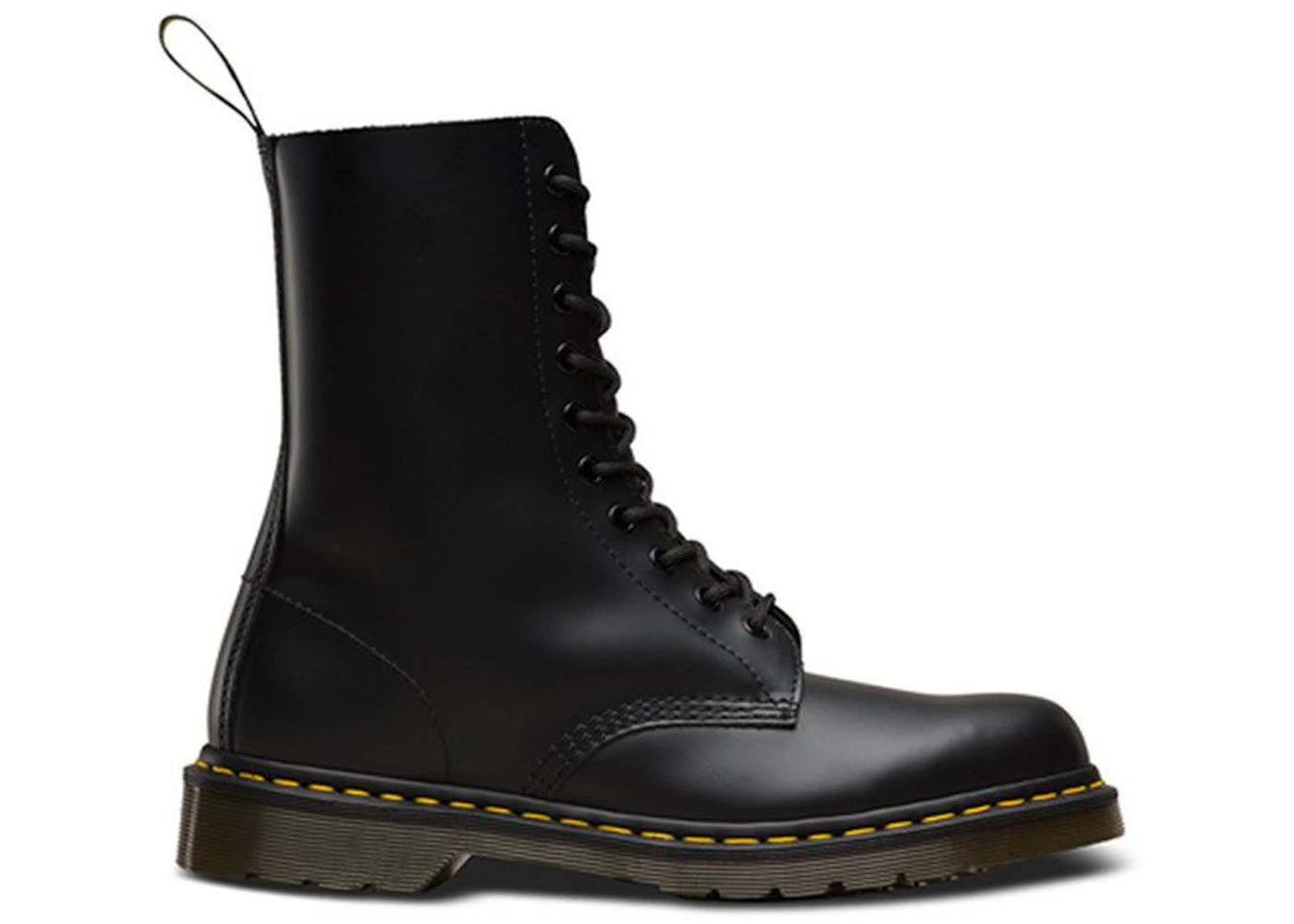 dr. martens 1490 black smooth leather