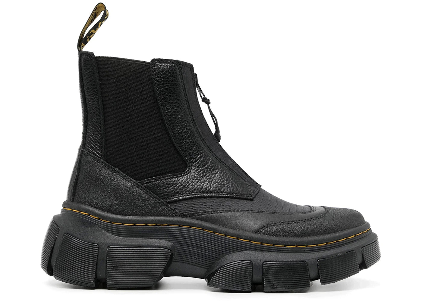 dr. martens 2976 beta dmxl platform chelsea boot black
