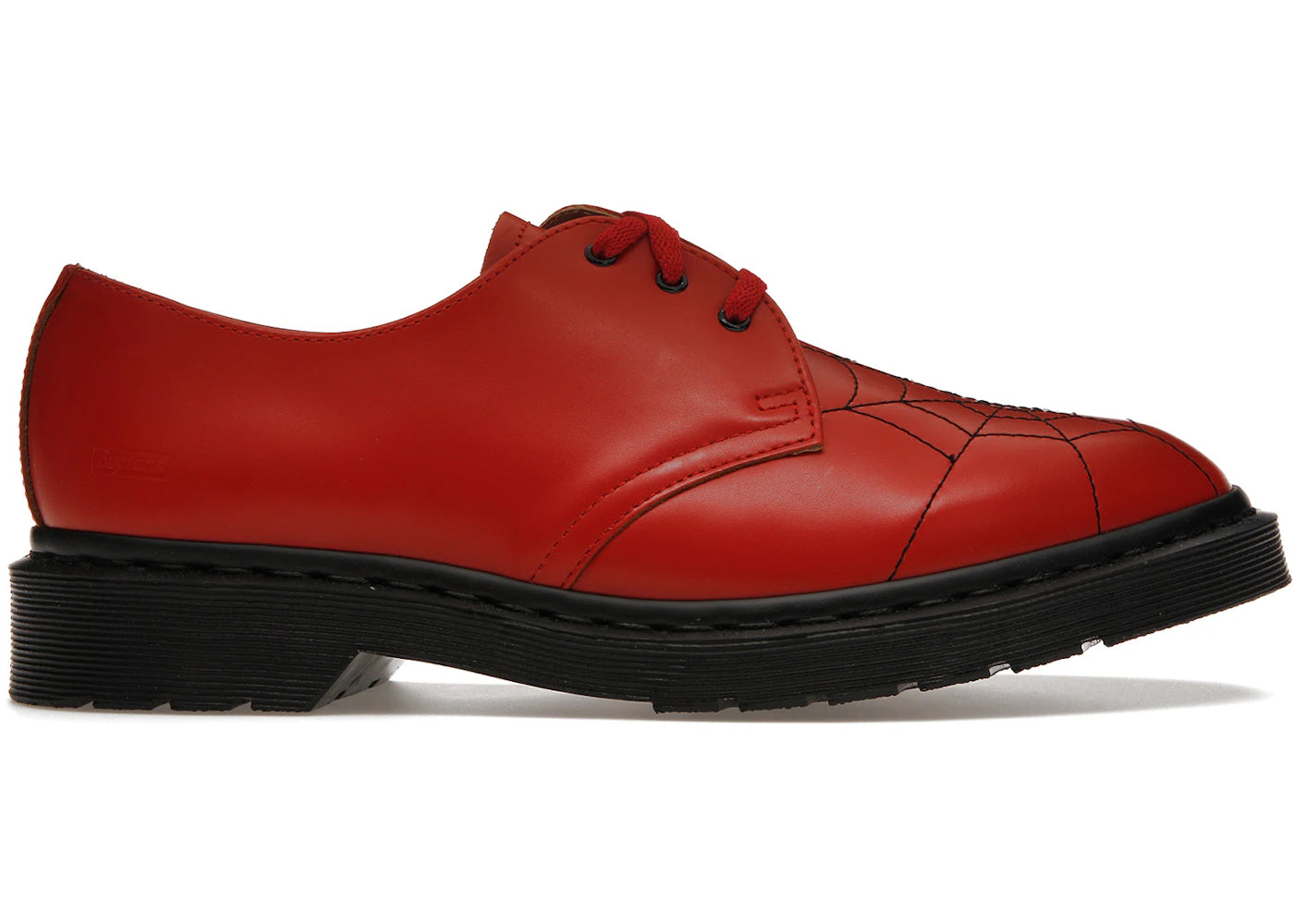 dr. martens 3-eye supreme spiderweb red