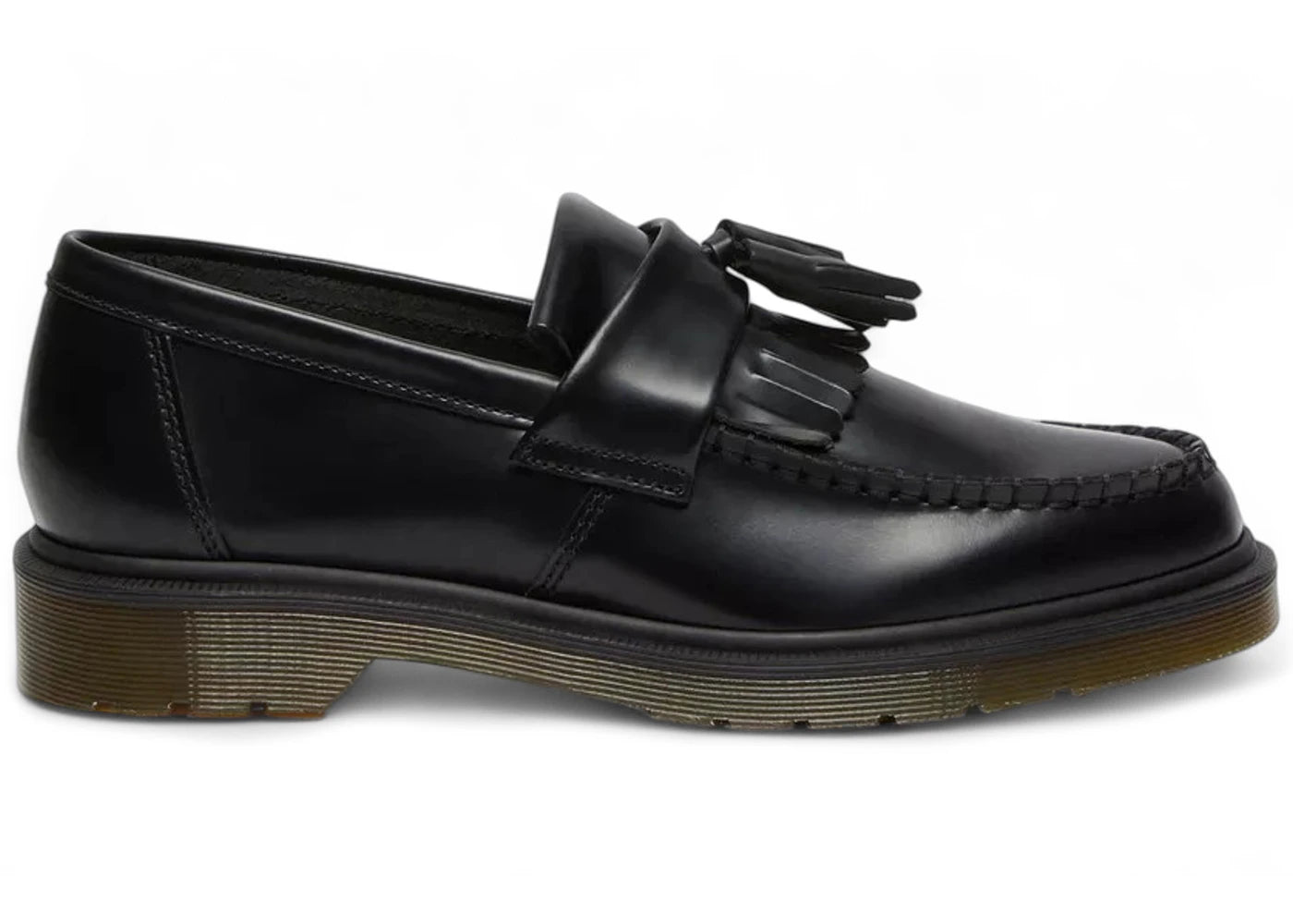 dr. martens adrian loafer smooth leather black