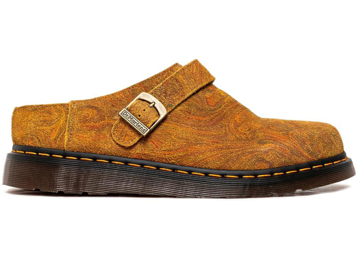 dr. martens archive mule brown mustard