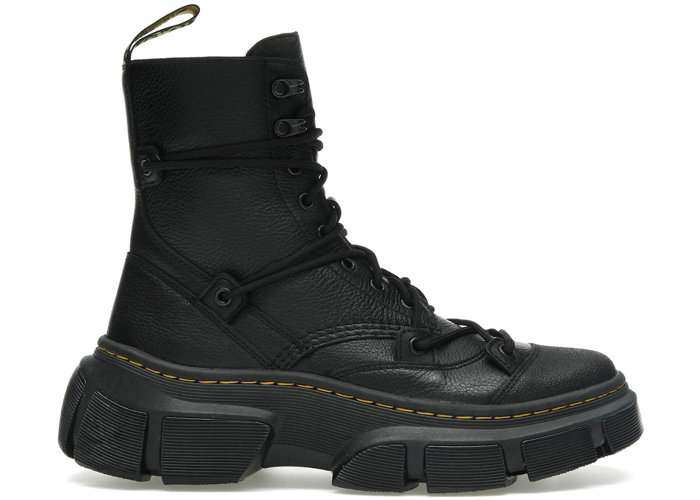 dr. martens dmxl 8-eye boot black
