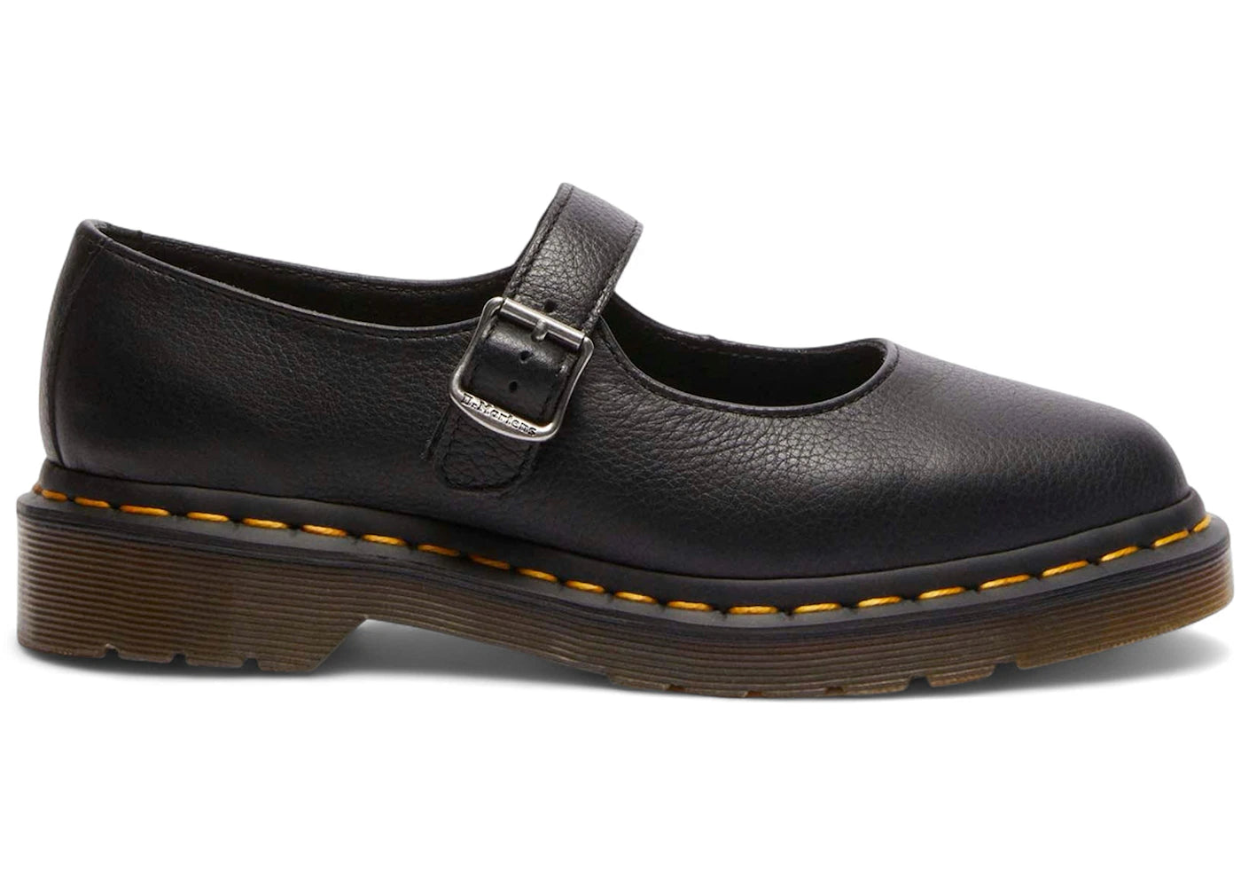 dr. martens elphie virginia leather mary jane shoes black (women's)