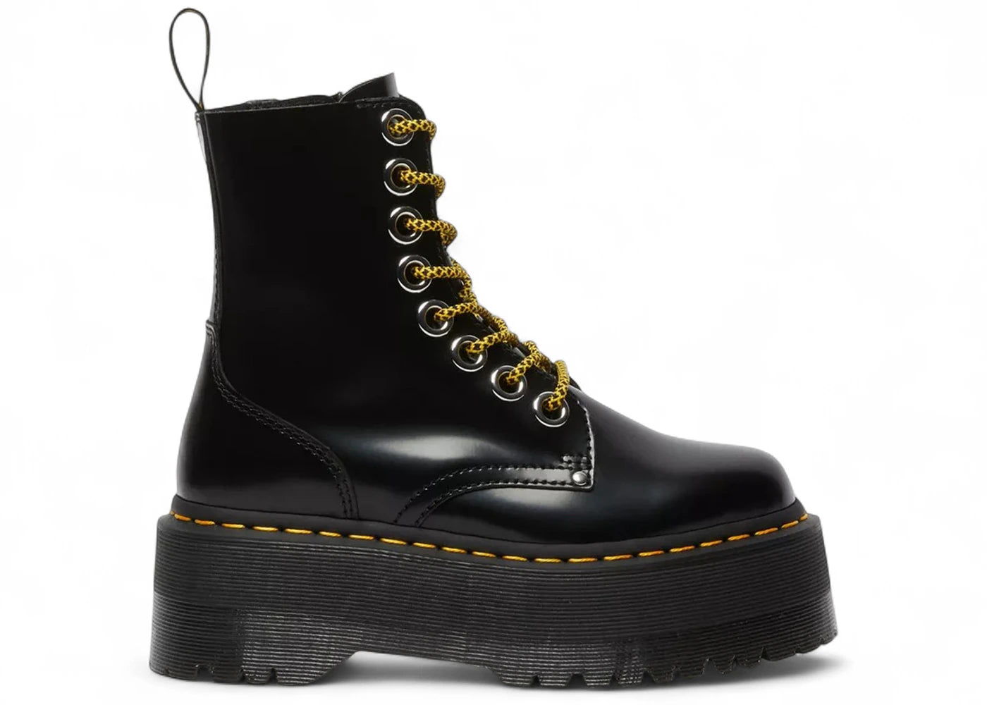 Dr. Martens Jadon Max Platform Buttero Leather Boot Black (Women'S)