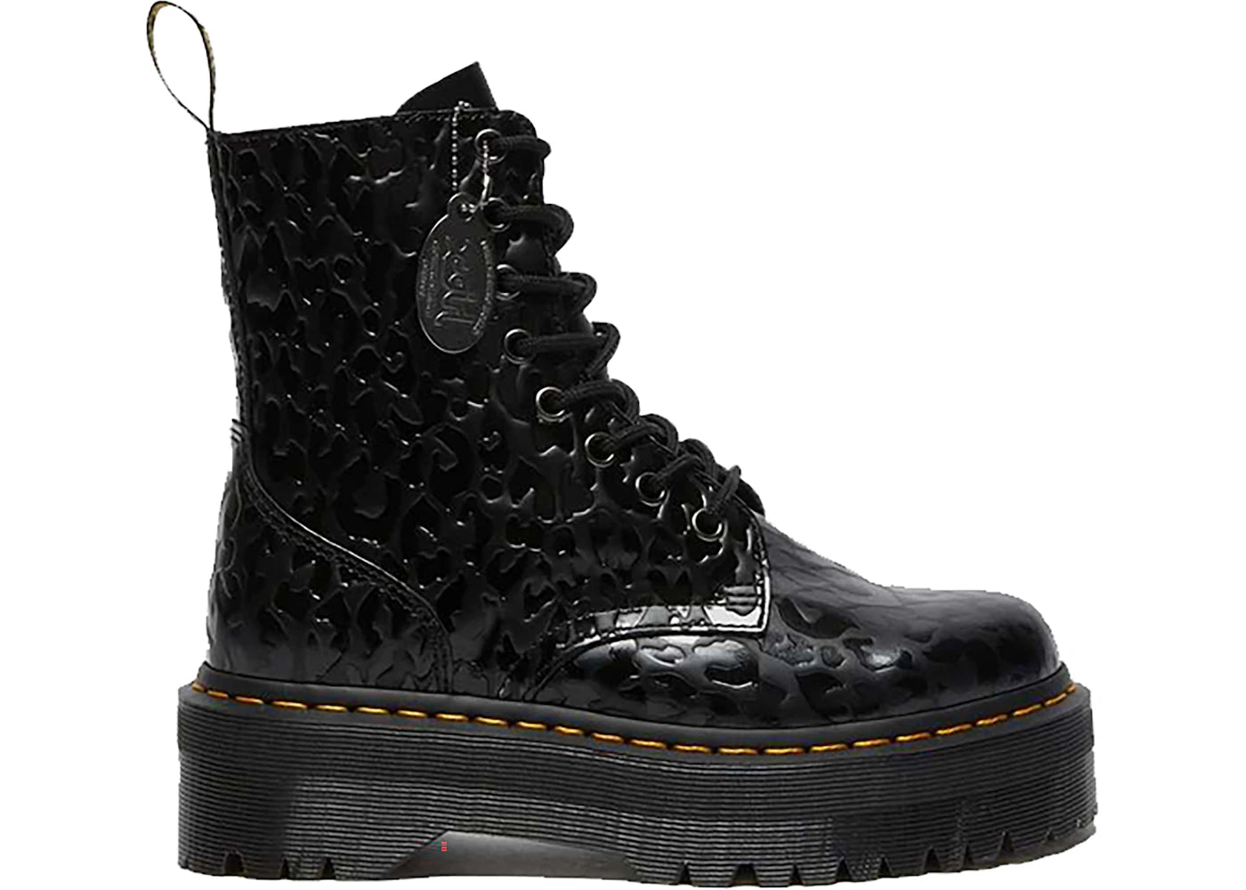 dr. martens jadon platform x-girl leather (women's)