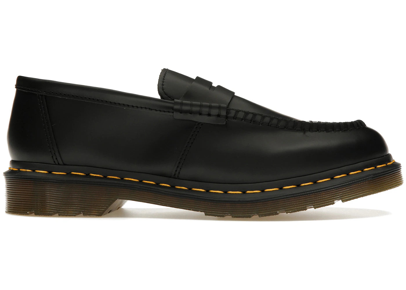 dr. martens penton smooth leather loafer black