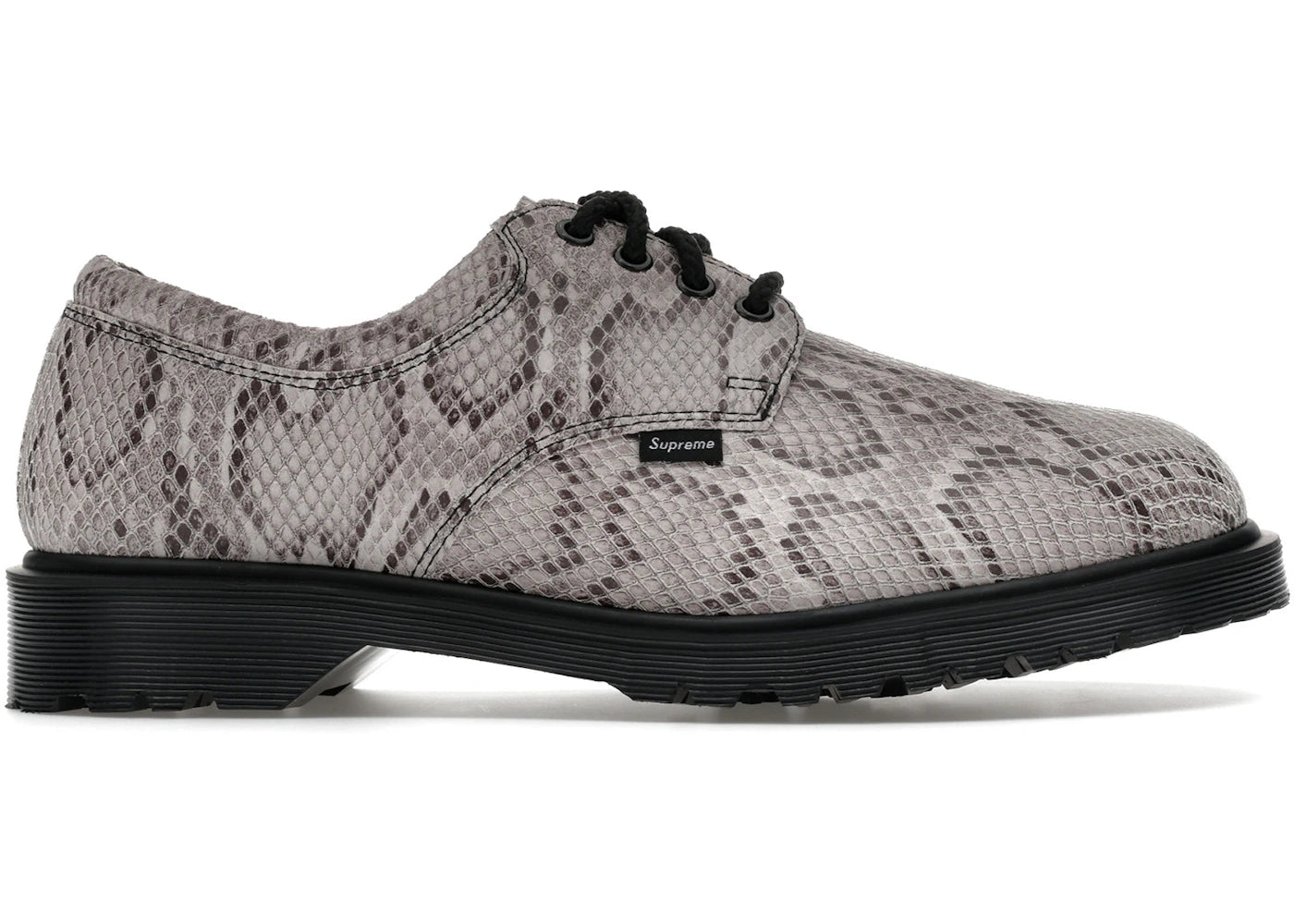 Dr. Martens Postal Supreme 4-Eye Shoe Supreme Snakeskin