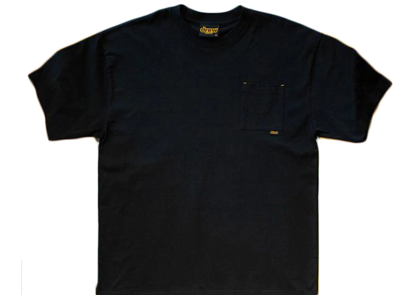 drew house basic ss pocket tee black
