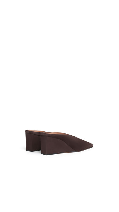 Alaïa Cube Wedge Mules In Suede