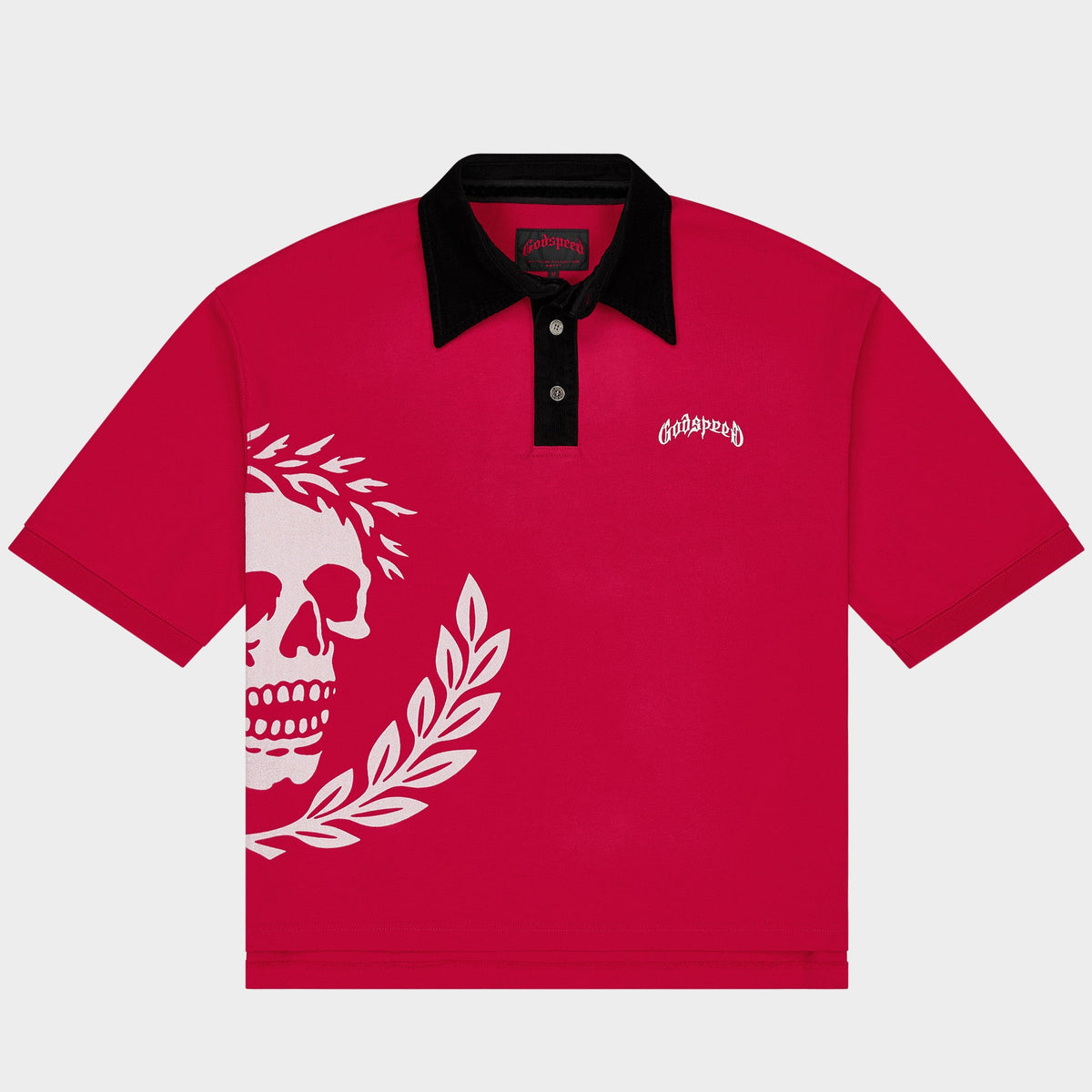 Godspeed Victor Oversized Crest Polo (Red)