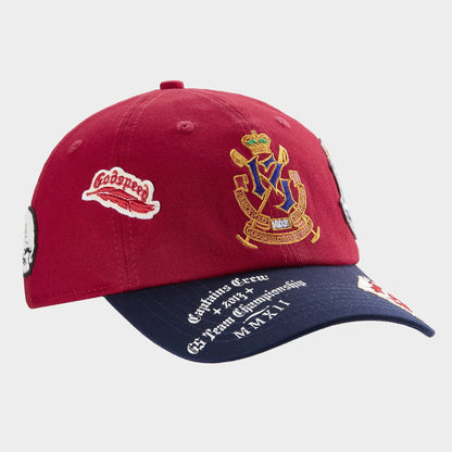 Godspeed Rugby Home Team Dad Hat (Red / Navy)