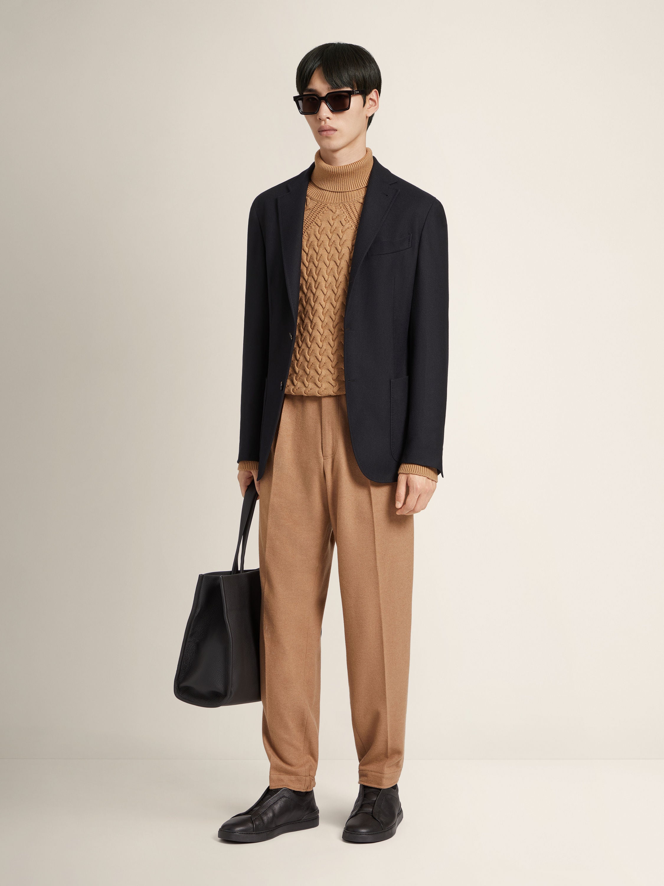 Zegna Black Trofeo Cashmere Jacket