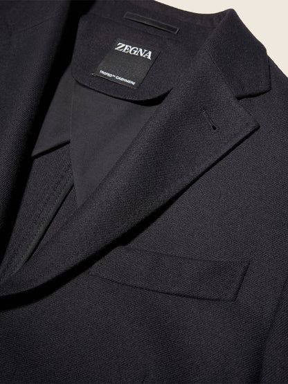 Zegna Black Trofeo Cashmere Jacket